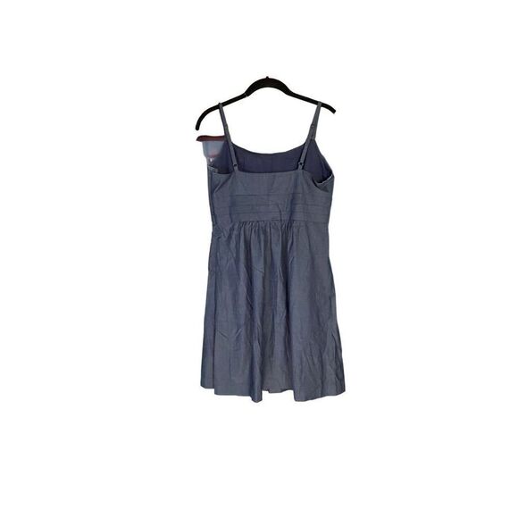 New York & Company, women’s indigo, denim empire waist, sundress, S/6 - Picture 2 of 6